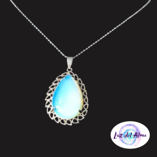 COLLAR GOTA CON ESPIRAL
