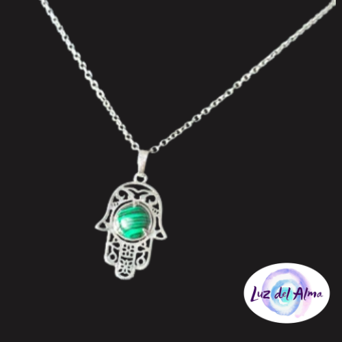 COLLAR MANITA MALAQUITA